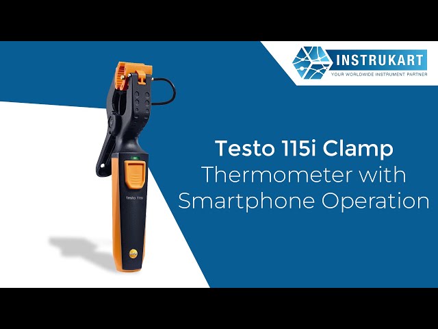 Testo Smart Measuring Instruments - Testo 115i - Clamp Thermometer ...