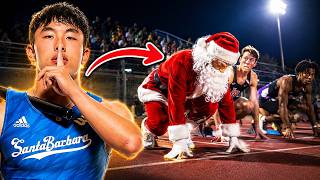 I Went Undercover as Santa to Race Random Athletes…