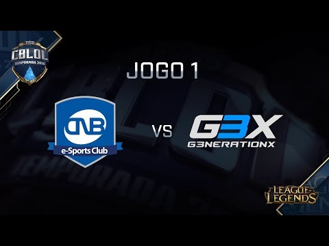 CNB x g3x (SS - Jogo 1) CBLoL 2016 - 1ª Etapa