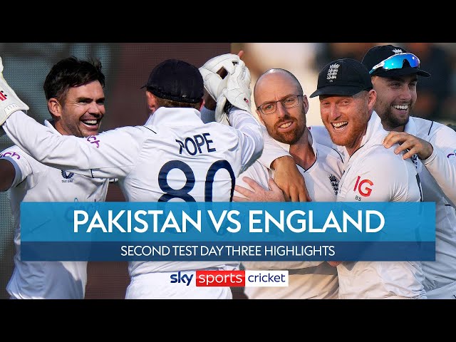 Anderson’s MAGICAL ball stuns Rizwan! 🤯 | Pakistan vs England | Day Three Highlights