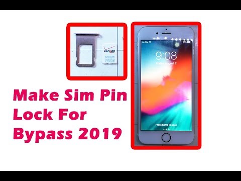 How To Make Sim Pin Lock For Remove Bypass 2019