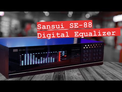 SANSUI SE-88 (1986) Vintage Rare Stereo Digital Equalizer image 6