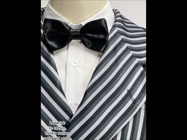 Vídeo relacionado con Chaks - Traje de Gomez Addams para hombre, traje oficial de Miércoles, conjunto de 4 piezas para Halloween, cosplay y carnaval