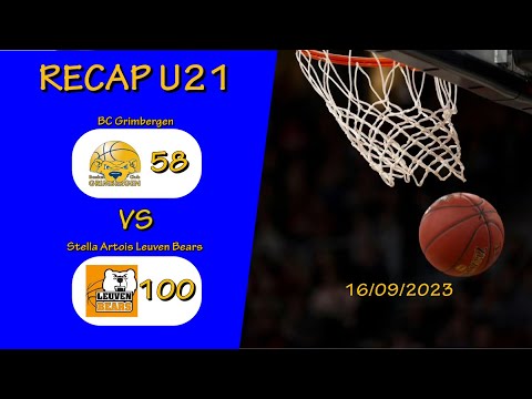 U21 BC Grimbergen - Stella Artois Leuven Bears B (recap)