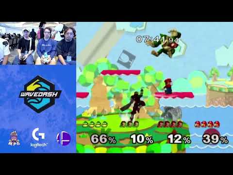 WaveDash 2023 Losers Round 1 - Otto & Perkocet Vs. Milqtost & Razzle - SSBM Tournament