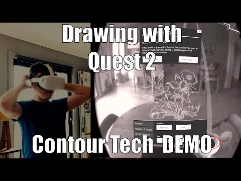 Drawing with Oculus Quest - Contour original Tech DEMO