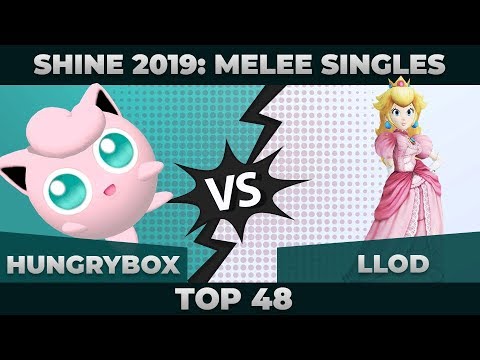 Hungrybox vs lloD - Winners' Quarterfinals: Melee Singles: Top 48 - Shine 2019 | Puff vs Peach