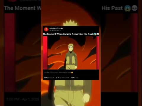 THE MOMENT WHEN KURAMA REMEMBER HIS PAST 😱 NARUTO AND MINATO DEATH STARE 🥶☠️