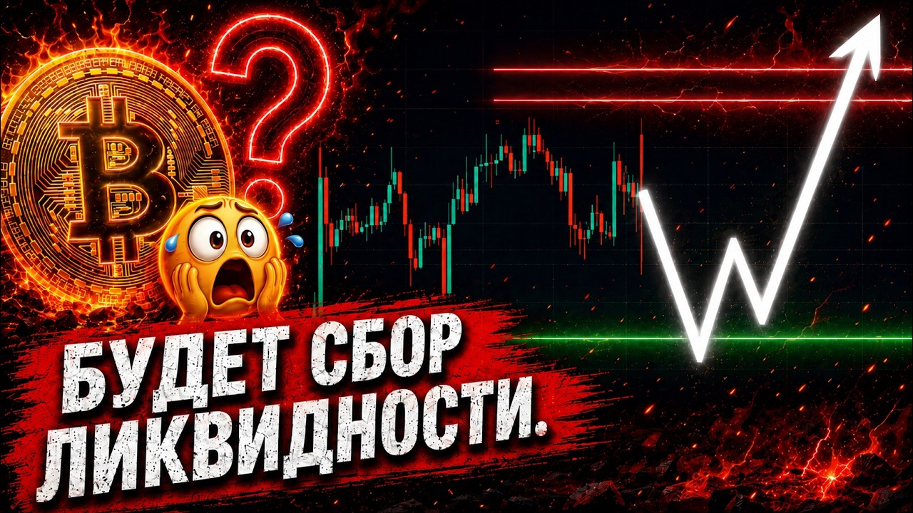 ❗️СРОЧНО, БИТКОИН – ВНИЗ ДЛЯ ПОИСКА ЛОНГА!