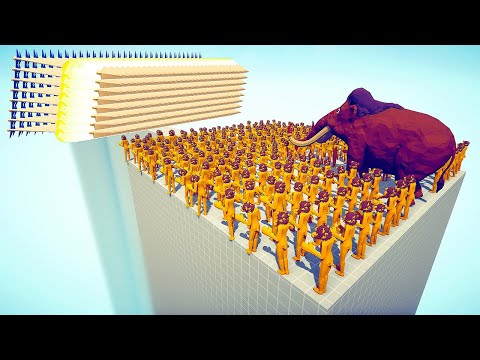 100x LIONS + GIANT MAMMOTH vs DUO EVERY GOD - Totally Accurate Battle Simulator TABS