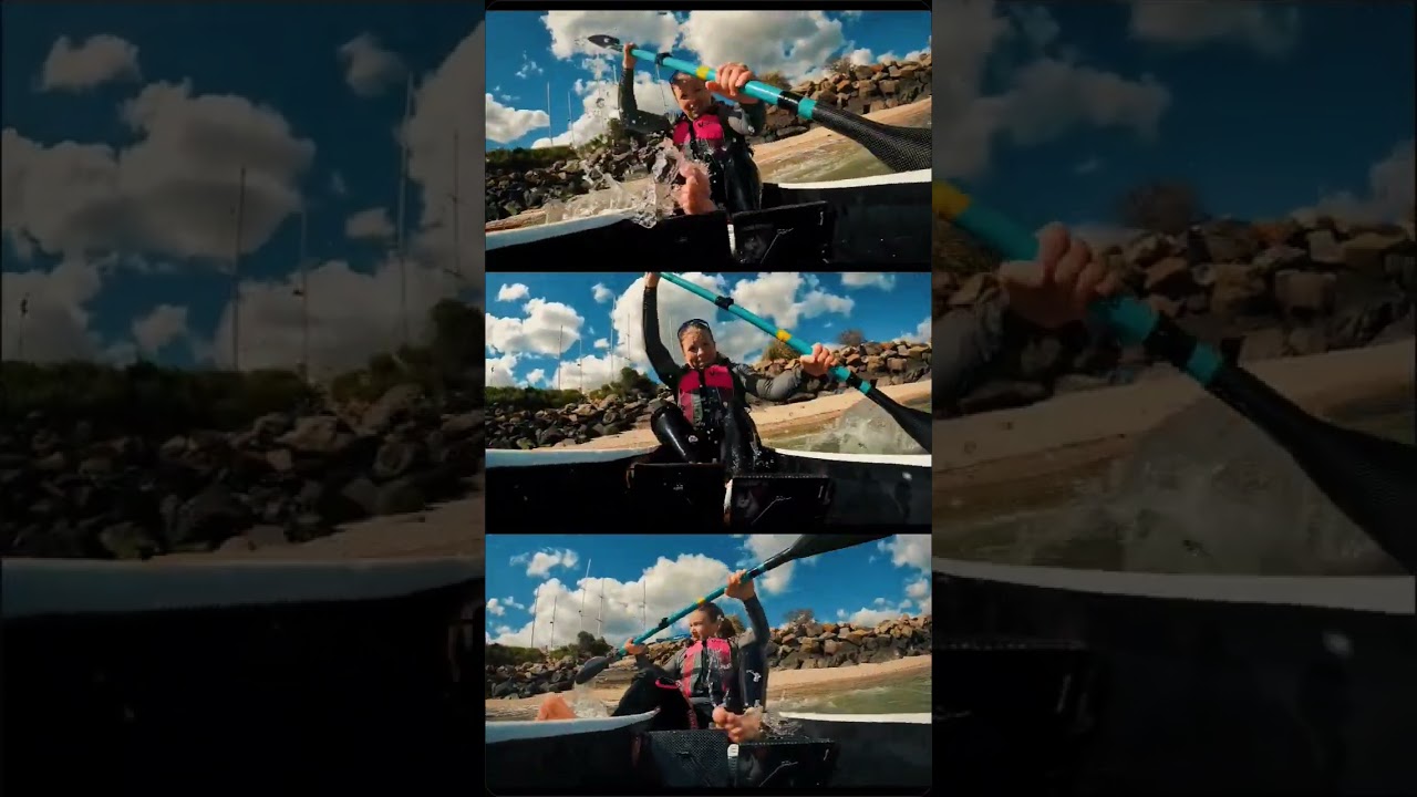 Starts again 🏁 - French Team trials in a couple of weeks #sports #kayak #outdoors #beach