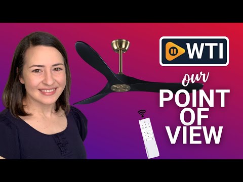 52"" Gold and Black Ceiling Fan - WTI product video review