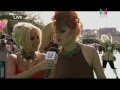 Ирина Забияка на красной дорожке "Премии Муз-ТВ 2012" 