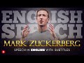 ENGELSE TOESPRAAK | MARK ZUCKERBERG: Vrije meningsuiting (Engelse ondertiteling)