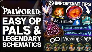 Palworld 1.0 - Easy Ominous Eggs, INFINITE Legendary Maps, OP Base Trick & More - 29 New Tips Guide!