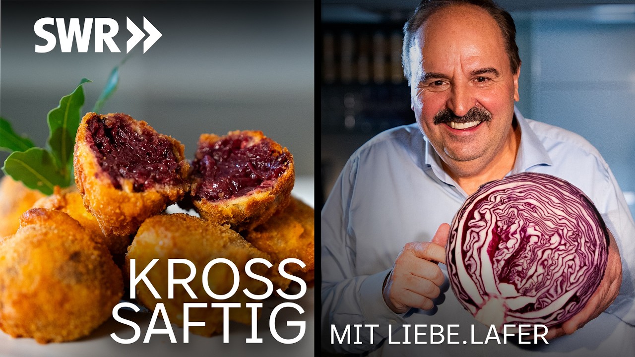 Knusprige Rotkohl-Knödel - dieses Rezept überrascht alle! | Mit Liebe. Lafer.