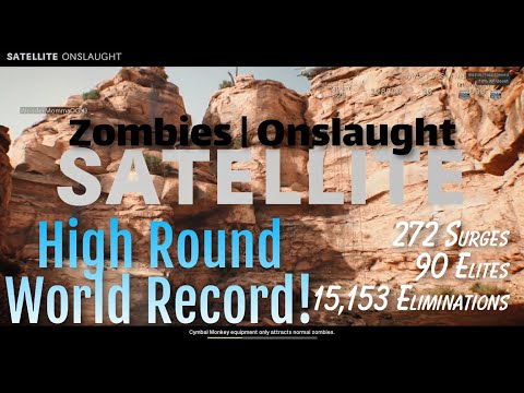 World Record! High Rounds | COD Black Ops Cold War Zombies | Onslaught | Satellite (272)