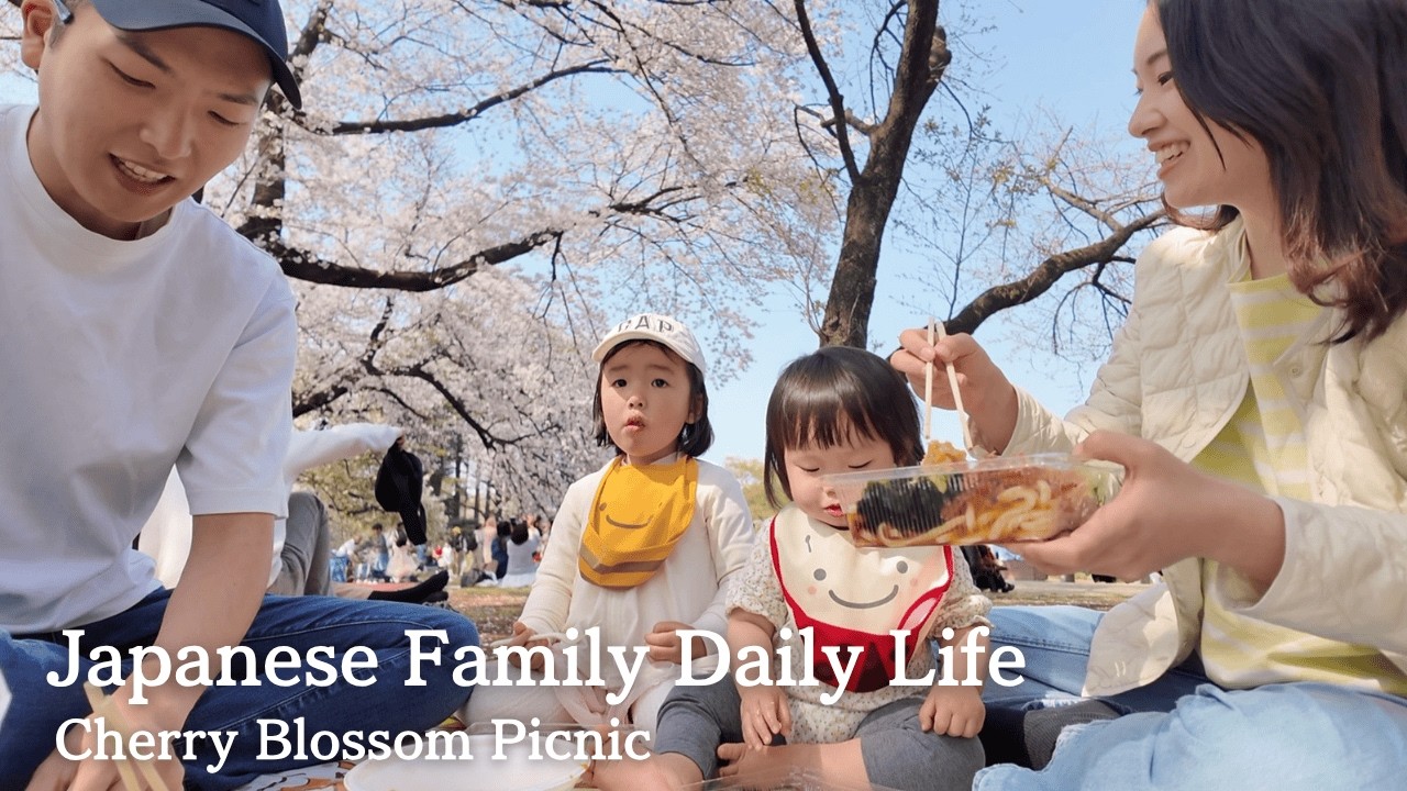 【🇯🇵Spring Vlog in Tokyo】Cherry Blossoms in Shinjuku Gyoen & Delicious Japanese Udon Lunch