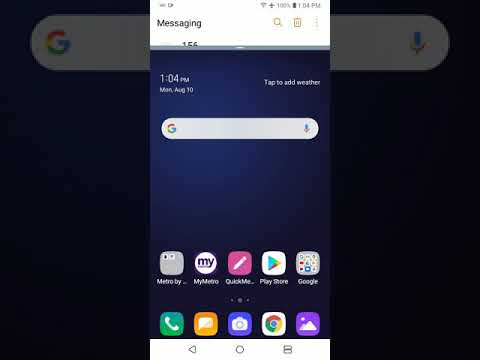 LG K40 Split Screen / Multi Window