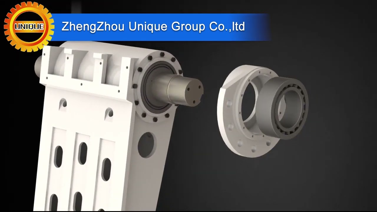 C type jaw crusher 3d video