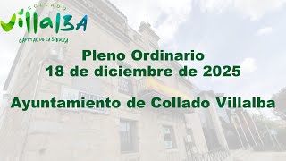 Pleno Ordinario 18/12/2025
