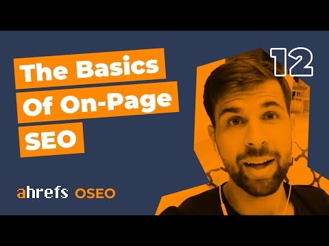 The Basics Of On Page SEO OSEO 12