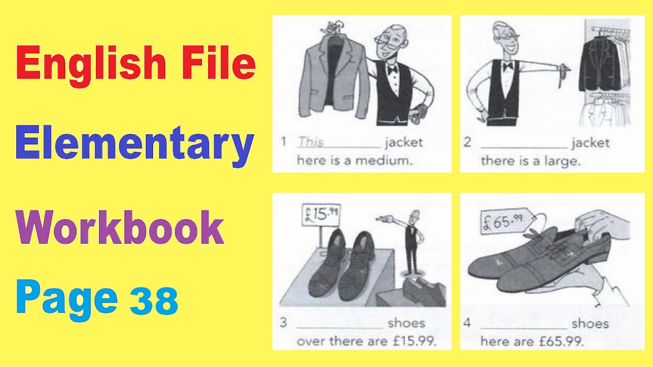 English File, Elementary, Workbook, Episode 3, Page 38