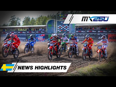 News Highlights | EMX 250 Race 2 | MXGP of Sweden 2024 #MXGP #Motocross