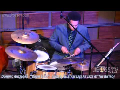 James Ross @ Dominic Anzalone - "Drum Solo" - Jazz U - www.Jross-tv.com