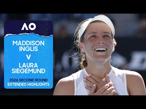 Maddison Inglis v Laura Siegemund Extended Highlights | Australian Open 2026 Second Round