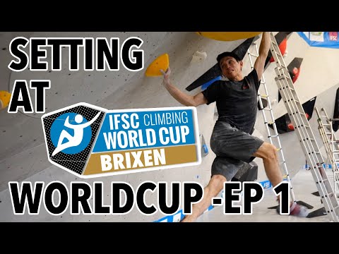 IFSC Worldcup Brixen 2022 - The route setting process #1