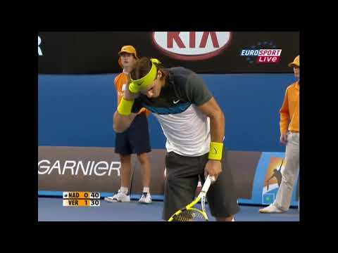 Rafael Nadal   Fernando Verdasco Australian Open 2009 SF