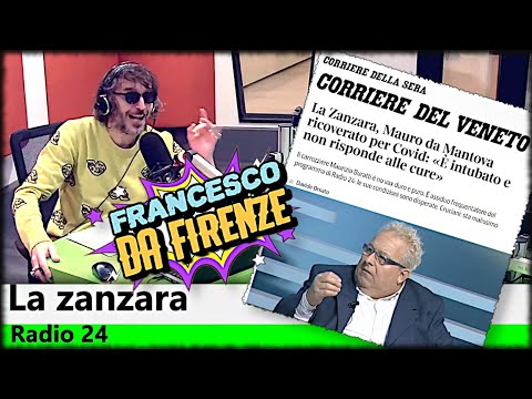 Francesco da Firenze incolpa Cruciani della malattia di Mauro da Mantova - La Zanzara 10.12.2021