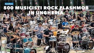 500 musicisti rock flashmob in Ungheria - @euronews