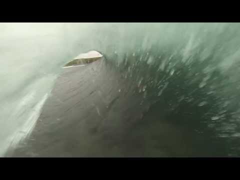 One Barrel with a GoPro on a Head Strap