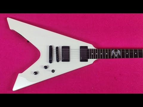 LTD Vulture OW (Olympic White) James Hetfield Signature image 26