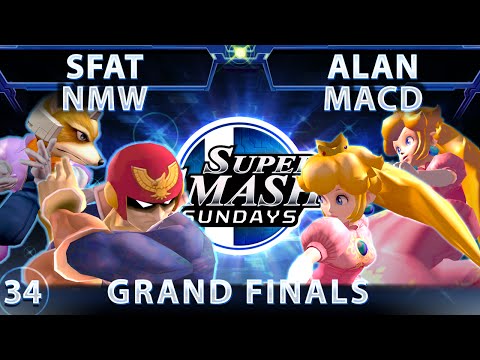 SSS 34 - FE MacD & Alan (Red) Vs NMW & SFAT (Blue) SSBM - Grand Finals - Smash Melee