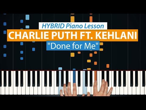 How To Play "Done for Me" by Charlie Puth ft. Kehlani | HDpiano (Part 1) Piano Tutorial