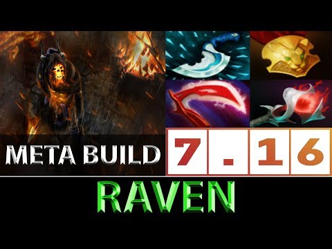 Raven [Clinkz] The Classic Meta Build ► Dota 2 7.16