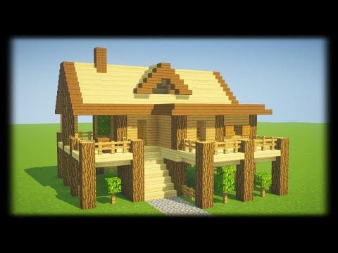 TUTO PETITE MAISON DE SURVIE EN BOIS FACILE A FAIRE | MINECRAFT