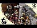MKX Vs MK Mobile TRIBORGS CYRAX SEKTOR SMOKE SUB ZERO All Move Sets X Ray Comparison