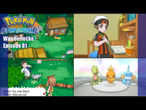 [Let's Play] Pokemon Alpha Sapphire Wonderlocke Episode 1: Home Sweet Home