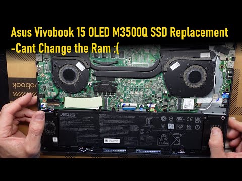 Asus Vivobook 15 Oled M3500Q Ram and SSD Upgrade