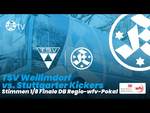 Stimmen Achtelfinale DB Regio-wfv-Pokal 2025/26 TSV Weilimdorf - Stuttgarter Kickers