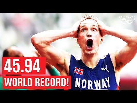Warholm smashes WORLD RECORD! | Full Men's 400m Hurdles Final | Tokyo Replays