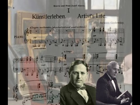 Great Pianists play Symphonic Metamorphosis on 'Künstlerleben' by Strauss/Godowsky