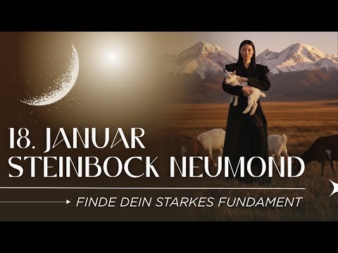 NEUMOND STEINBOCK 18.JANUAR - stärke dein Fundament durch Selbstliebe, Stabilität & innere Struktur