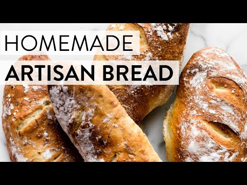 Homemade Artisan Bread (4 Ingredients) | Sally's Baking