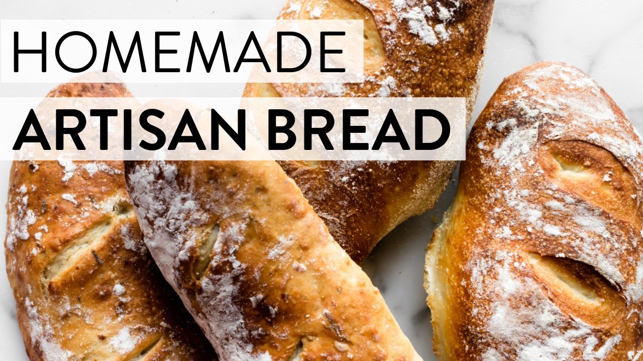 Homemade Artisan Bread (4 Ingredients) | Sally's Baking