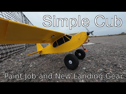 Second flight of Flite Test Simple Cub build